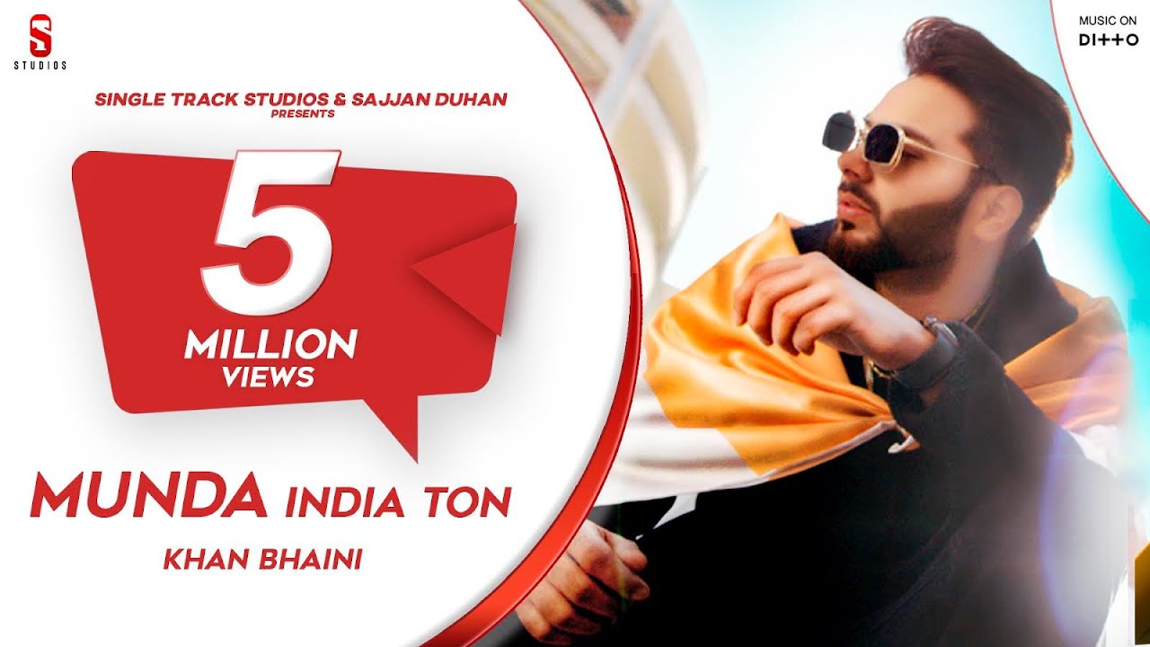 | Munda India Ton Lyrics in Punjabi By Khan Bhaini